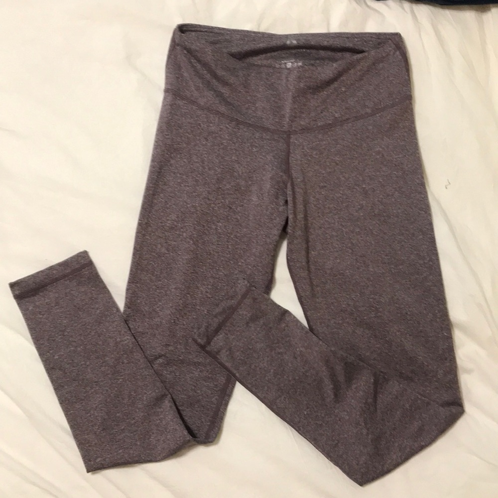 Plum-Heather Athletic Leggings
